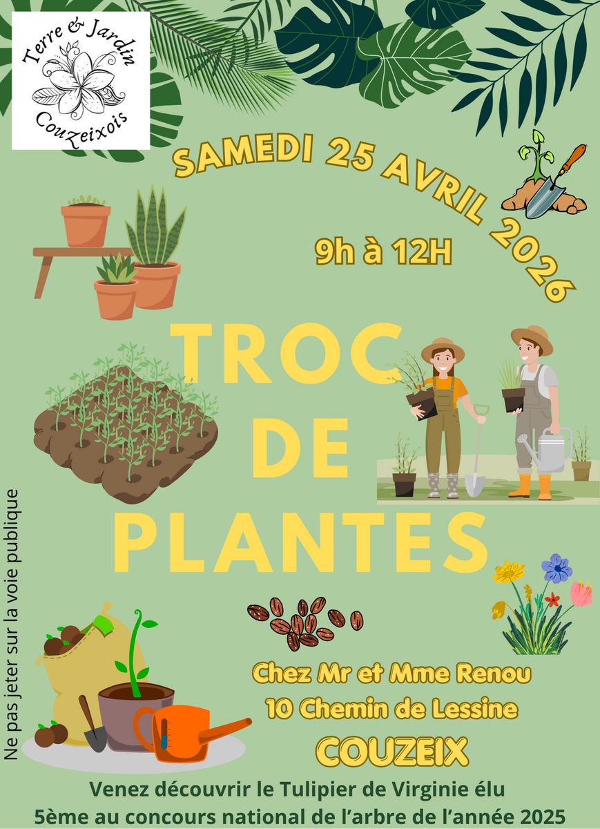 25 Avril  : à ne pas manquer