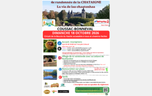 Rando et festivité autour de la Chataigne à Coussac Bonneval