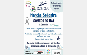 Randonnée solidaire avec association  des étoiles dans la mer